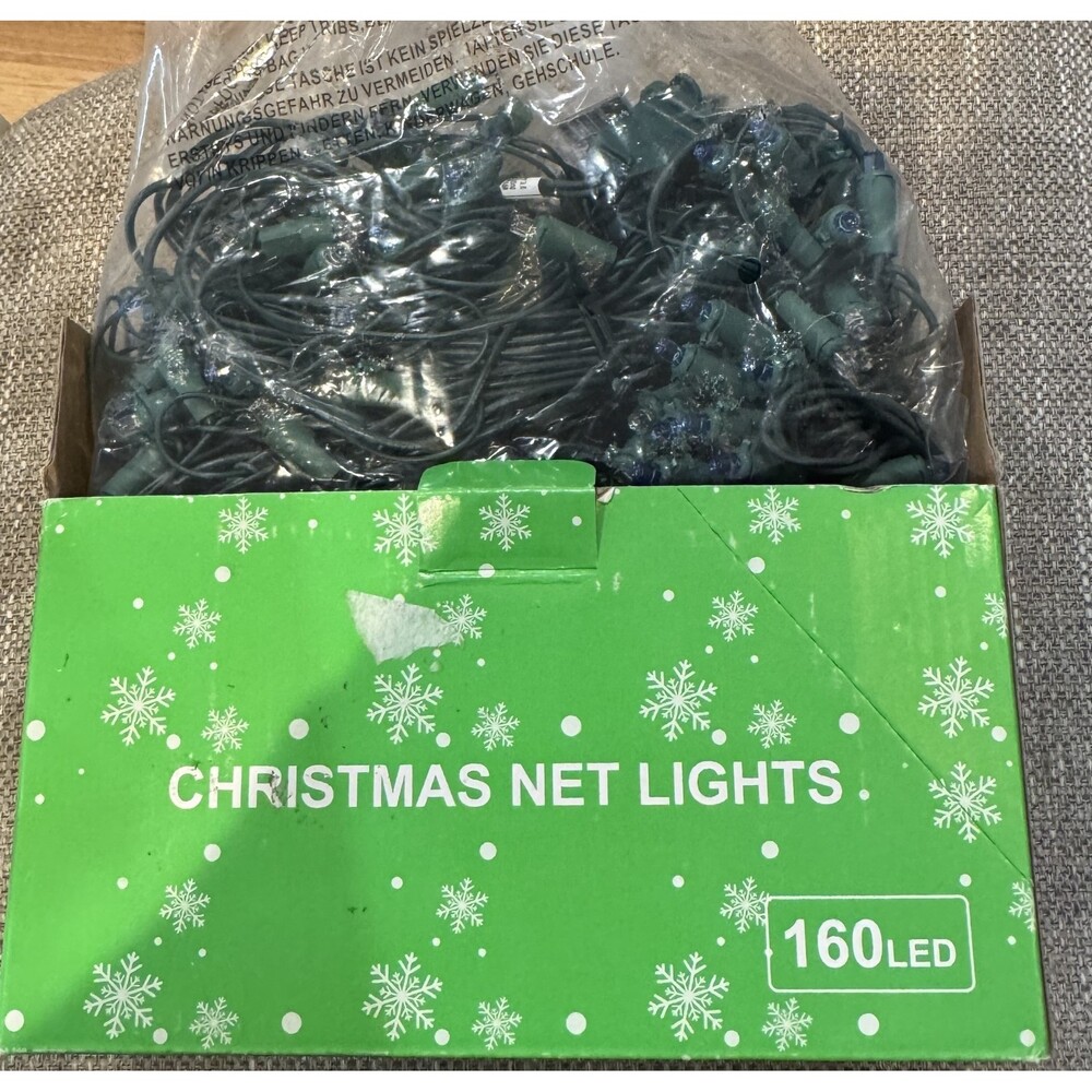 New Box Christmas Net Lights 160 LED Bush Tree